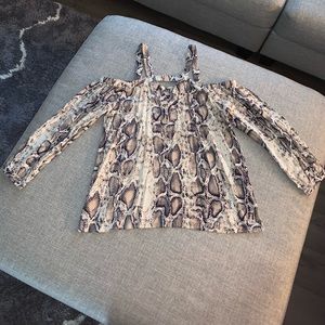 Snake Print Blouse